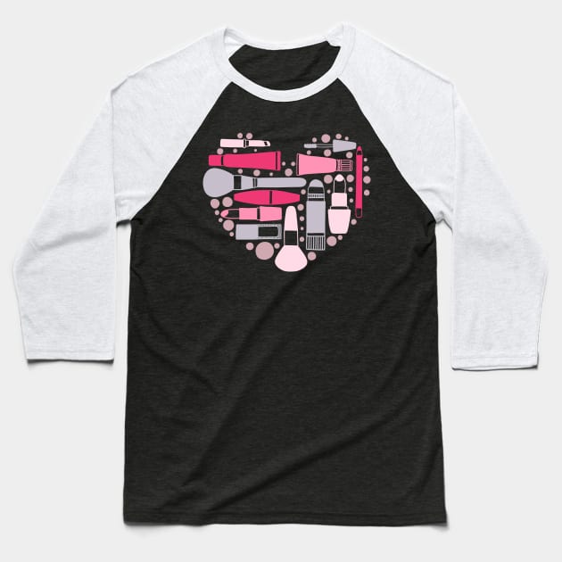 Cosmetics Baseball T-Shirt by Mashmuh